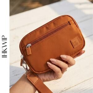 IHKWIP The Day To Day RFID Wallet Wristlet Mocha NWT